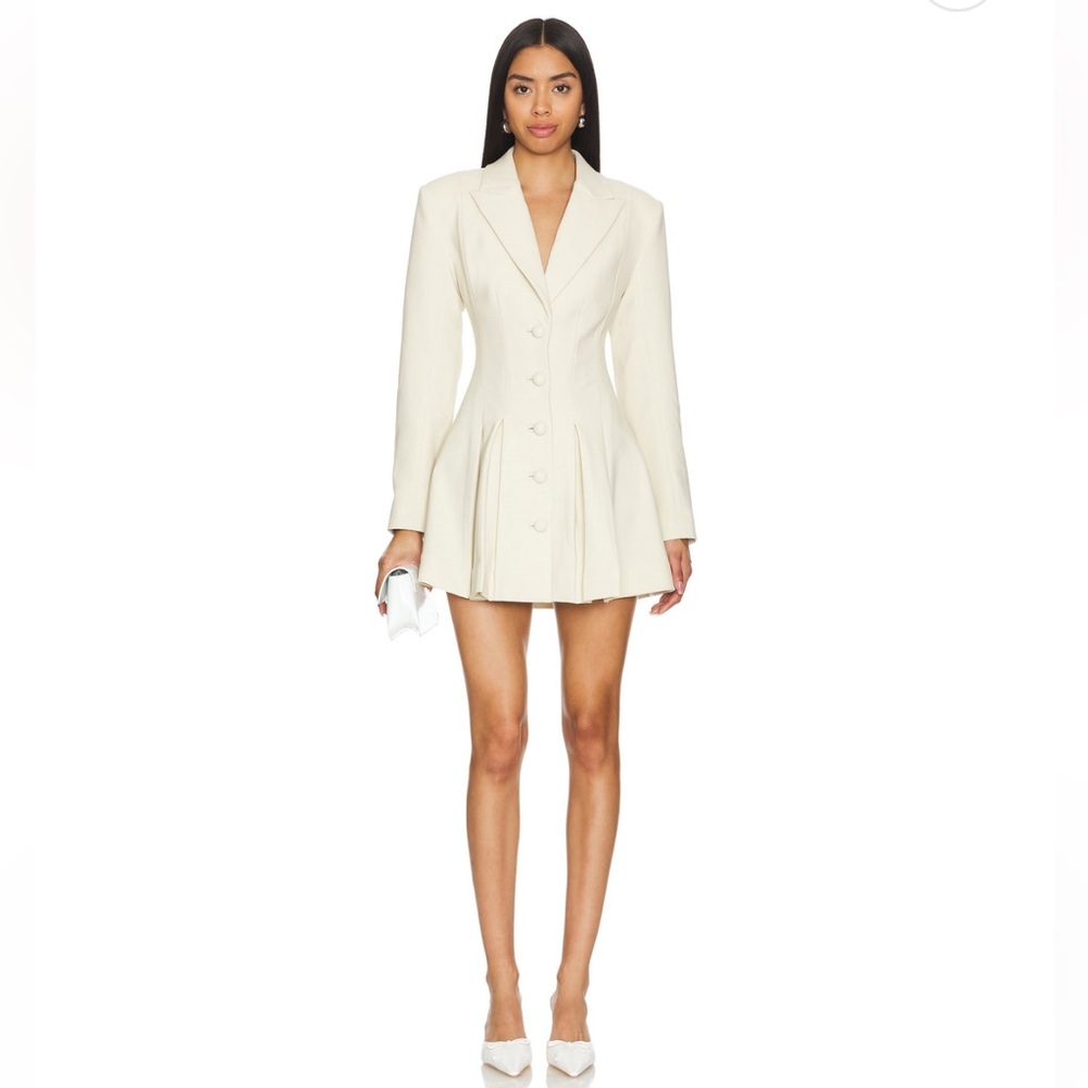 Camila Coelho Daytona Cream Blazer Dress